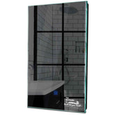 Specchio LED Verticale | Pulsante touch | Luce bianca fredda - Reyze Serie Motivated Modello 3